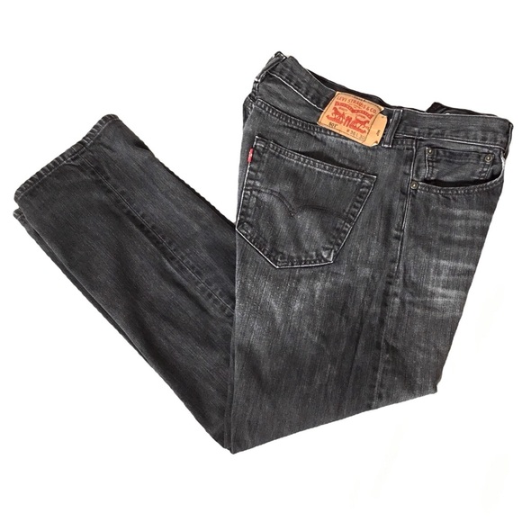 𝅺Levi’s 501XX Button Fly Jeans Black Washed 36 x 30 - Picture 1 of 7